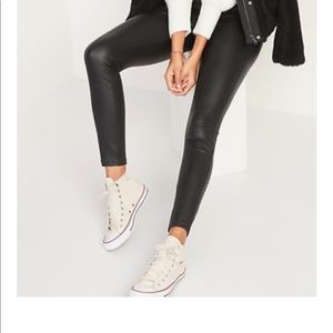 Old Navy Stevie Faux Leather Leggings{NWOT}